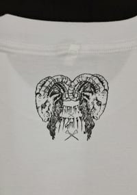 Image 3 of 'Deus Volt' White T-shirt - Bone Trail Apparel