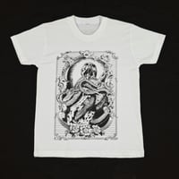 Image 1 of 'Narcissus' White T-shirt - Bone Trail Apparel