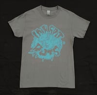 Image 1 of Multiple colour InkSpit Rats Charcoal t-shirts. Two different colour combinations!