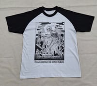 Image 1 of 'Trails Through The Human Plague' Raglan T-shirt - Bone Trail Apparel