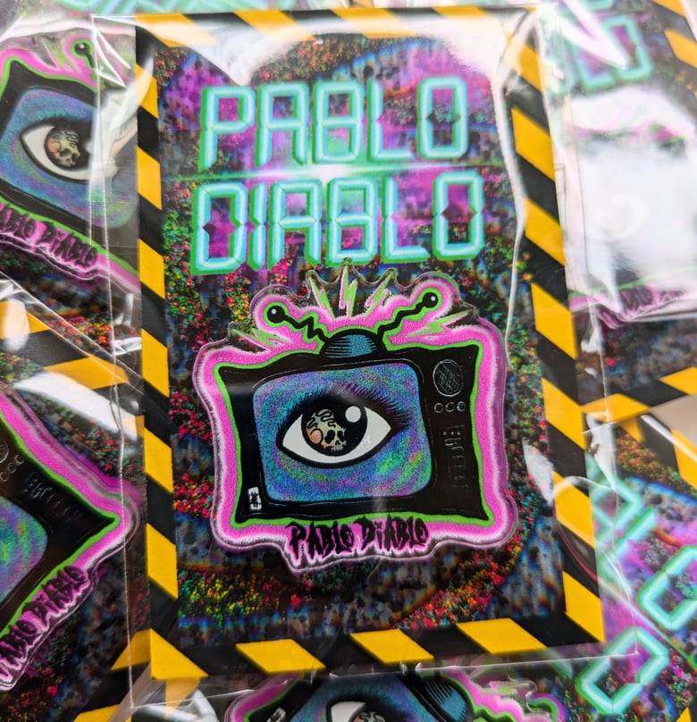 Image of TV-Mind Control Acrylic Pin