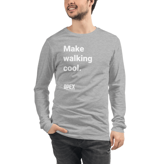 Make Walking Cool Unisex Long Sleeve Tee
