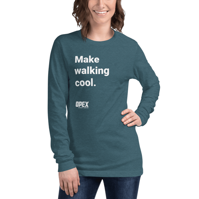 Make Walking Cool Unisex Long Sleeve Tee