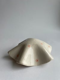 Image 3 of Ceramic ghost tea light | no. 2 flowers | off-white, gloss 