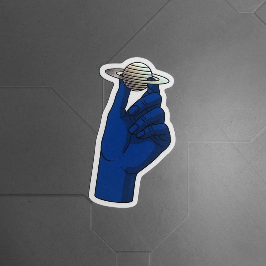 Image of Hand_Planet / Sticker