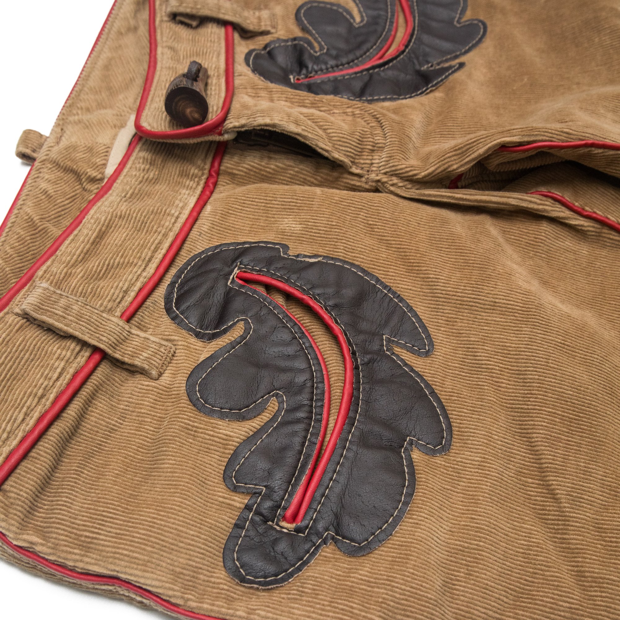 Image of Dsquared2 Runway 2004 Corduroy Low Rise Trousers
