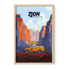 ZION NATIONAL PARK ART PRINT