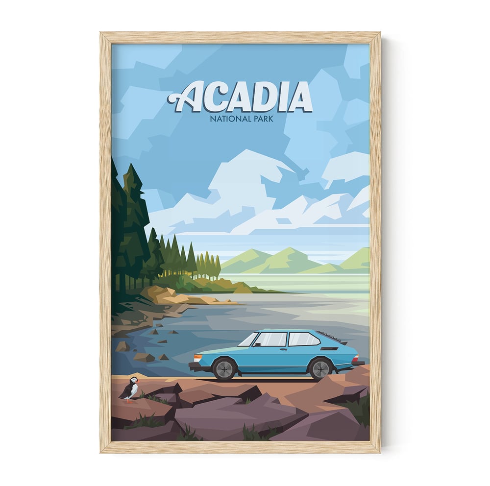 ACADIA NATIONAL PARK ART PRINT