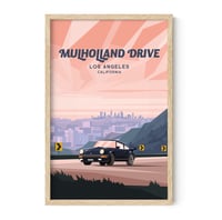 Image 1 of MULLHOLLAND DRIVE ART PRINT