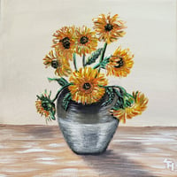 VG Inspired Sunflower Vase Print