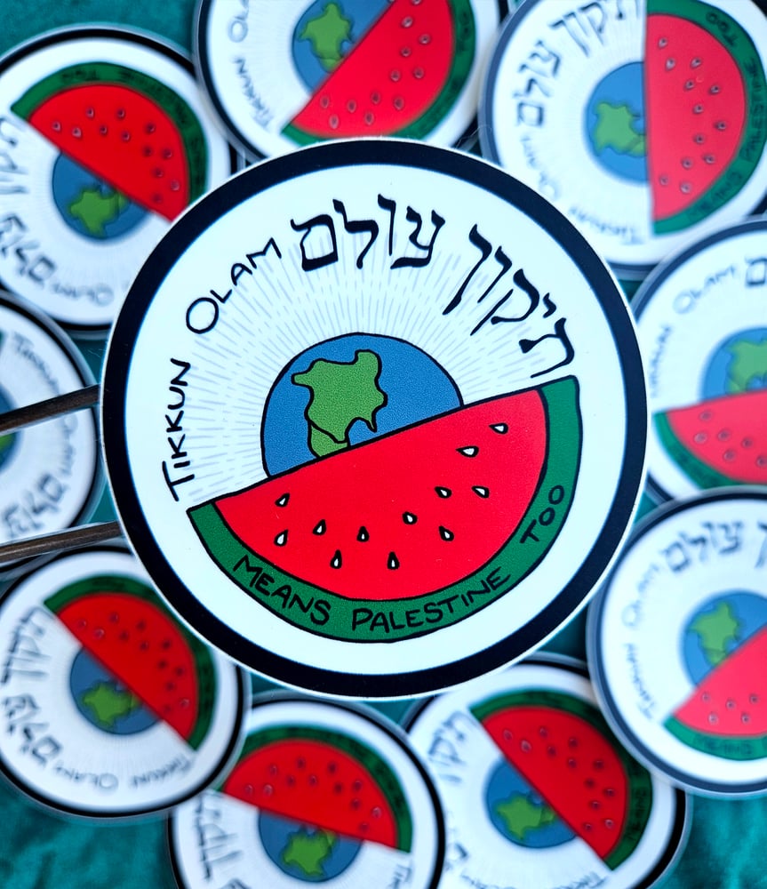 Image of Tikkun Olam Watermelon Sticker