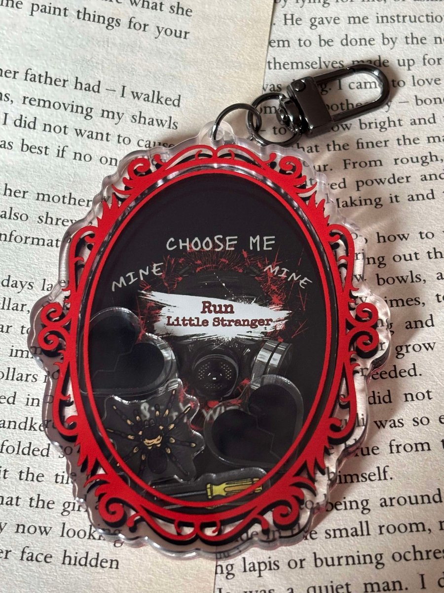 Image of Officially licensed little stranger acrylic shaker keychain 