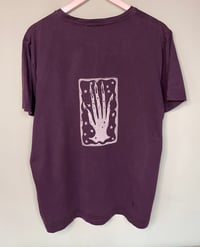 Image 2 of Magical Hands T-Shirt in Plum L/XL