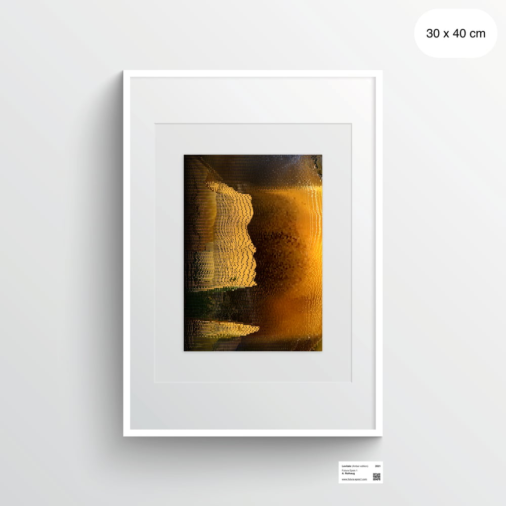 Image of Levitate (Amber edition) - Plexiglas print (A3)