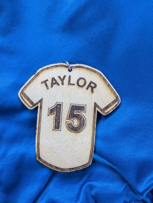 Image of NY Mets Themed Jersey Keychains