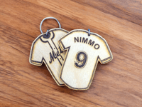 Image 1 of NY Mets Themed Jersey Keychains