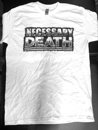 Image 1 of Antimusic Short Sleeve (Double Sided White)