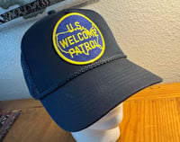 Image 1 of U.S. WELCOME PATROL ~ BLUE TRUCKER HAT