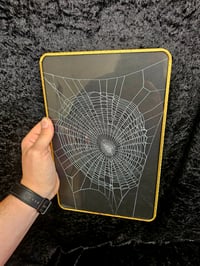 Image 3 of Pretty vintage glass vanity tray with preserved web B