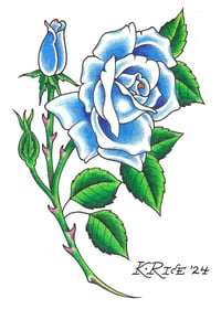 KENNY RICE: Blue rose