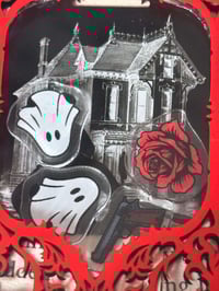 Image 2 of Officially licensed haunting Adeline shaker acrylic keychain 