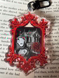 Image 6 of Officially licensed haunting Adeline shaker acrylic keychain 