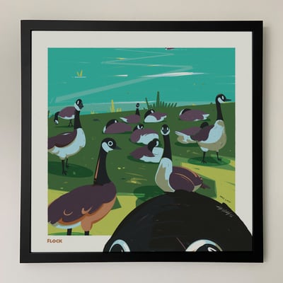 Image of Flock (Framed Print)