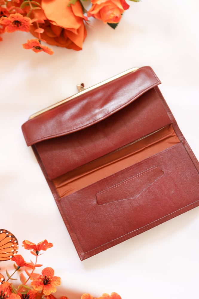 Image of Vintage 80s Amity Cowhide Wallet 