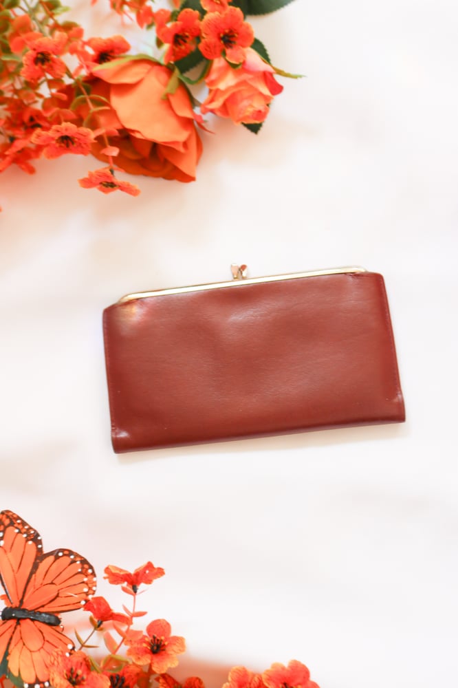 Image of Vintage 80s Amity Cowhide Wallet 