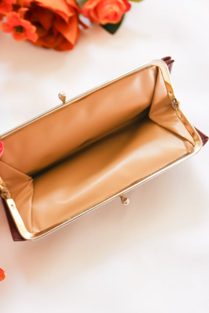 Image of Vintage 80s Amity Cowhide Wallet 