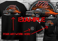 Image 1 of Custom T-shirt with your Artwork (artwork sold separately)