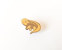 Image 1 of Emperor Newt - Mini Amphibian Enamel Pins