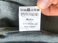 Image 10 of Oni Denim 2024ss ONI-02516P-OFBD faded blue selvedge denim jacket, size 42