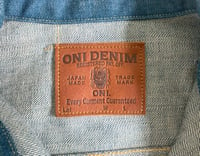 Image 3 of Oni Denim 2024ss ONI-02516P-OFBD faded blue selvedge denim jacket, size 42