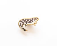 Image 1 of Frosted Flatwoods Salamander - Mini Amphibian Enamel Pins