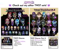 Image 5 of TWST Halloween Guys Heart Jewel Charms 