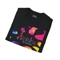 Image 4 of AWBT Black Color-Splash Unisex T-Shirt