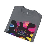 Image 4 of AWBT Heather Gray Color-Splash Unisex T-Shirt