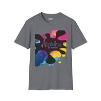Image 2 of AWBT Heather Gray Color-Splash Unisex T-Shirt