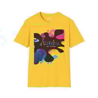 Image 2 of AWBT Yellow Color-Splash Unisex T-Shirt