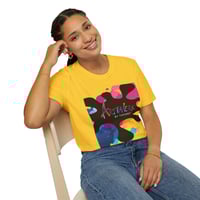 Image 1 of AWBT Yellow Color-Splash Unisex T-Shirt