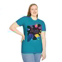 Image 1 of AWBT Tropical Blue Color-Splash Unisex T-Shirt