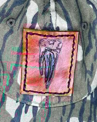 Image 4 of Leather Tooth Stamped Cap