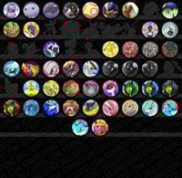 Image 3 of Shiny Paldea/Gen 9 Pinback Buttons