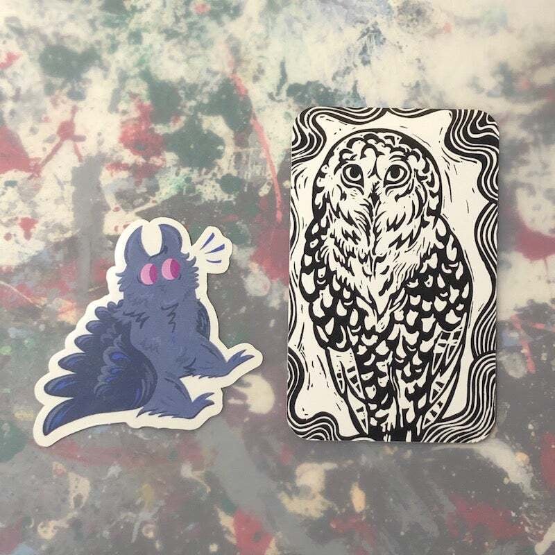 Image of Snowy Owl Sticker