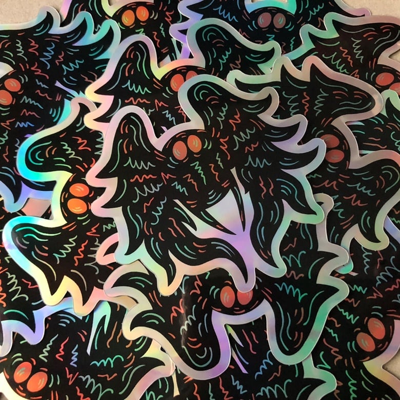 Image of Holo Mothfriend Sticker