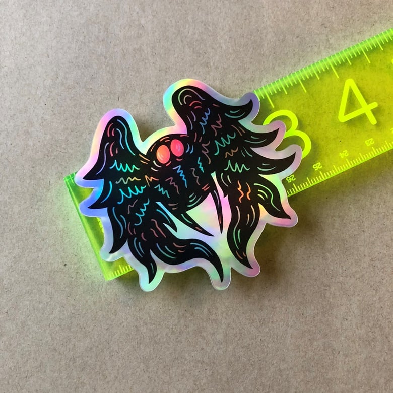 Image of Holo Mothfriend Sticker