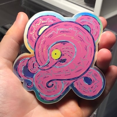 Image of Holo 🌀 Creature Sticker