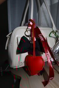 Image 2 of Heart Leather Charm