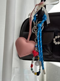 Image 1 of Heart Leather Charm